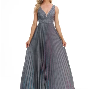 kf-U3db72252b7064c209210eeec655f7f50W Luxury Sexy Deep V-Neck Sequins Blue Evening Dresses Women Elegant V-back Wedding Party Long Prom Cocktail Dress